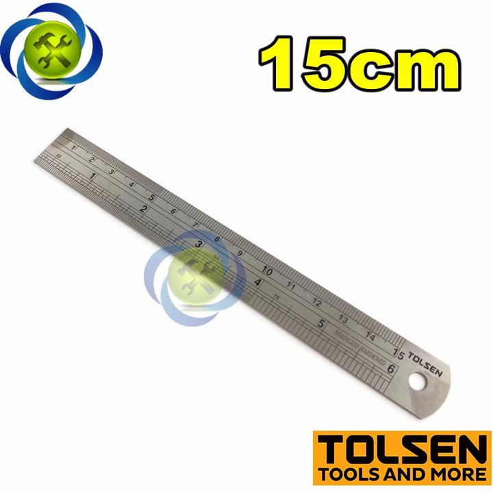 Thước lá 150mm Tolsen 35024 kích thước 150mm x 19mm x 0.8mm