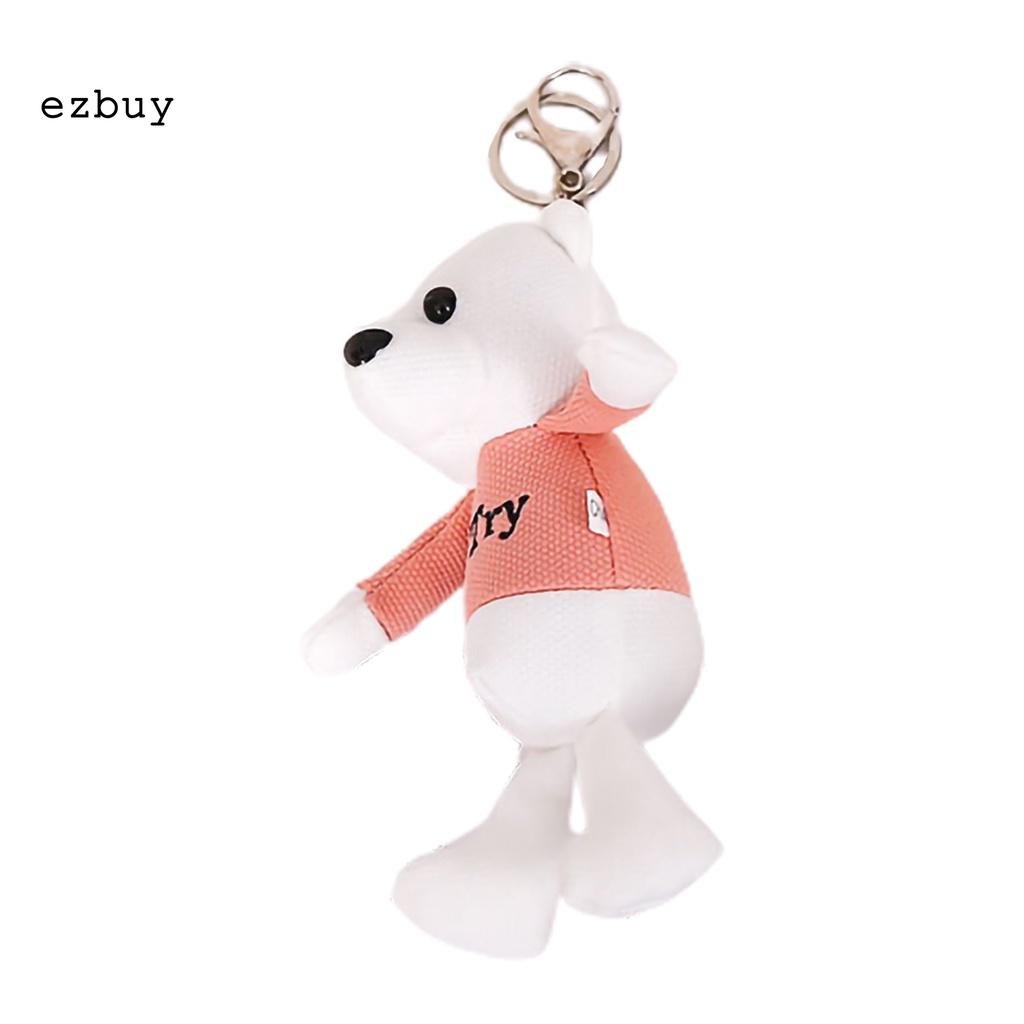 Cute Key Pendant Cartoon Bear Plush Pendant Decorative for Decoration