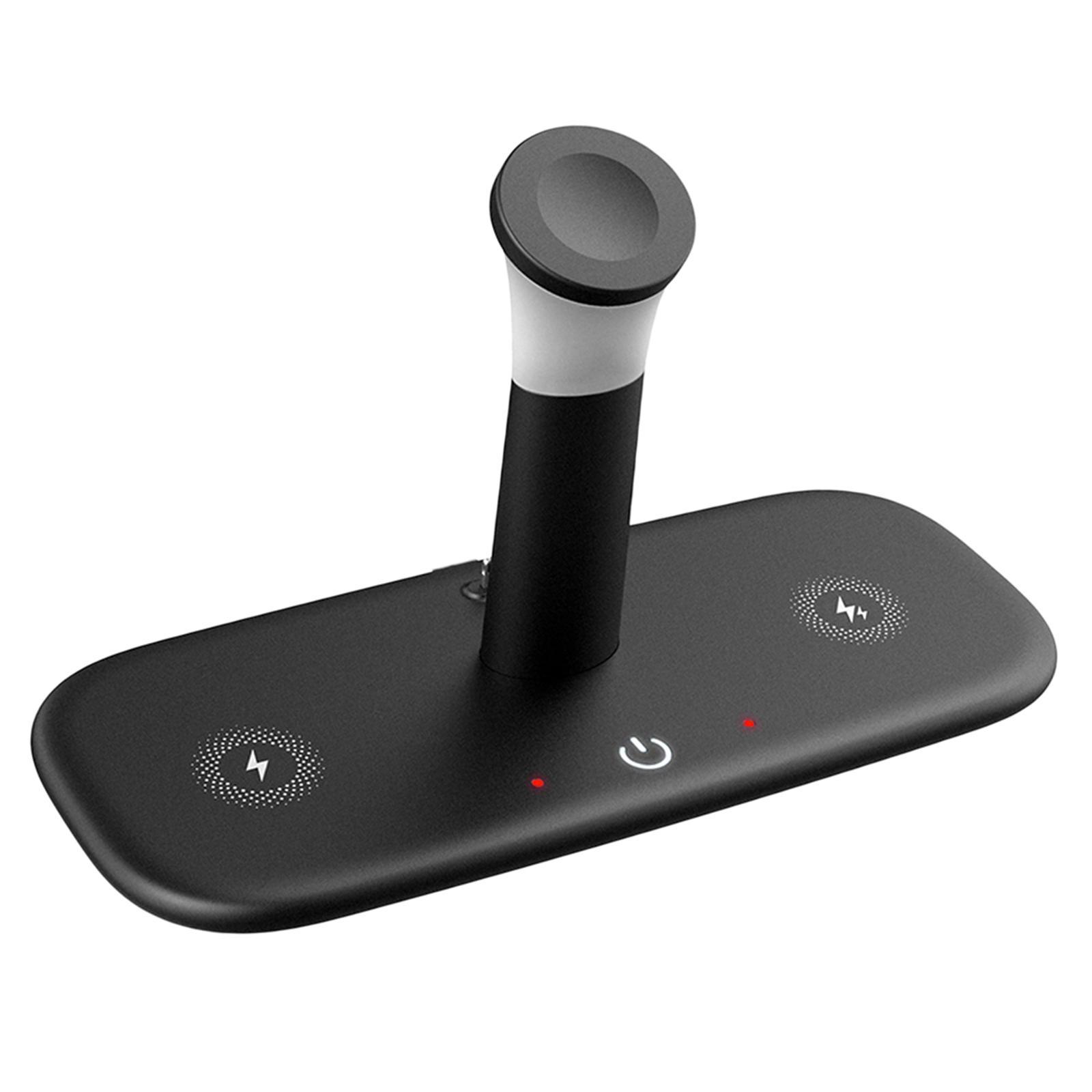Wireless Pad Charger Dock for 6/5/4/3/2 Black