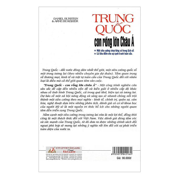 Trung Quốc - Con Rồng Lớn Châu Á - Vanlangbooks