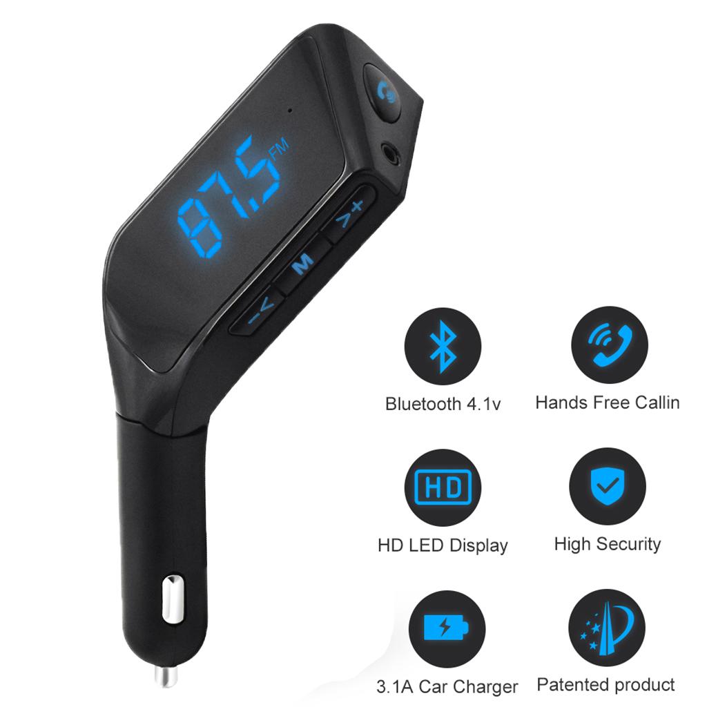 Car MP3 Player Bluetooth Wireless Radio USB Charger