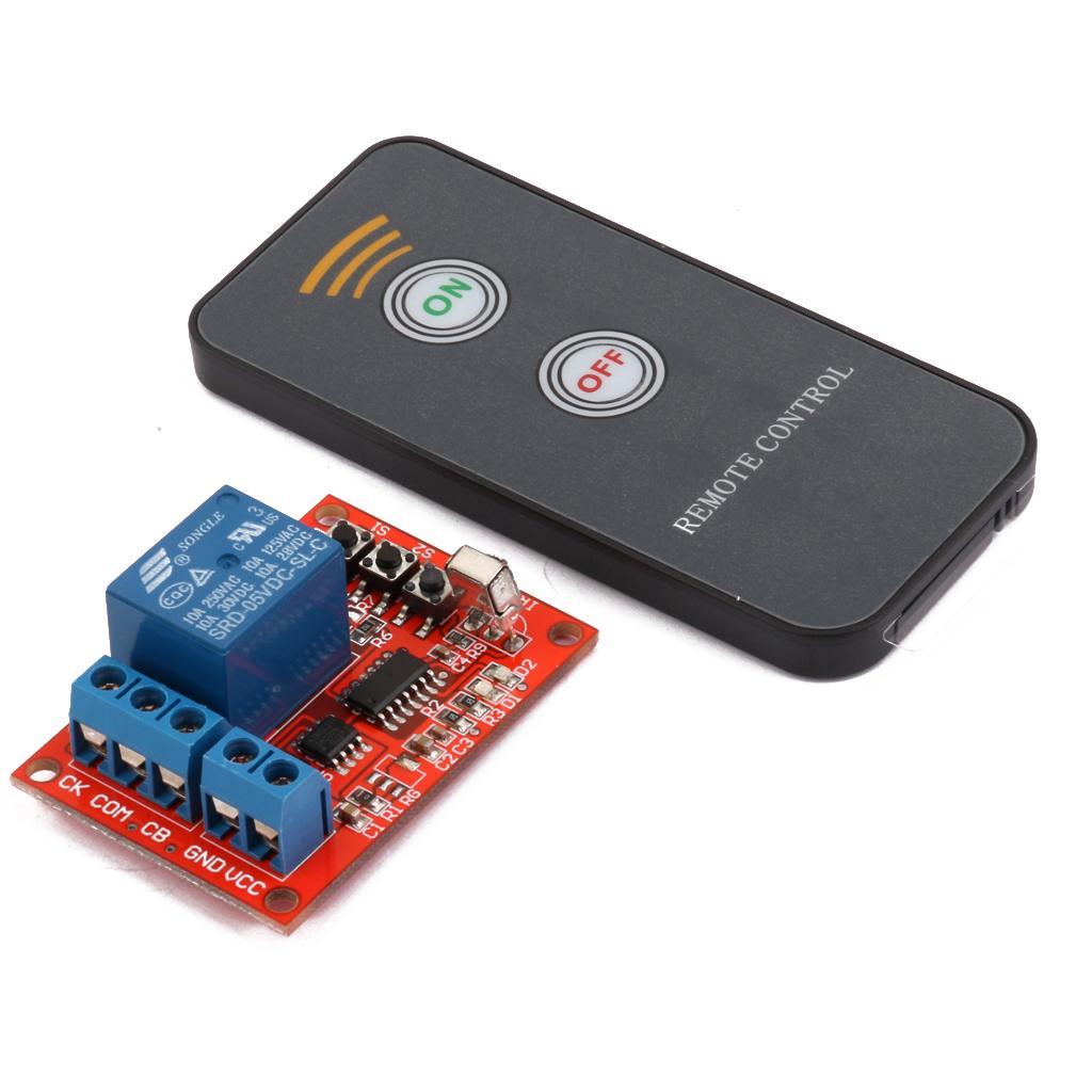 1CH 5V Wireless LED Relay Driver Learning Module with Infrared Remote