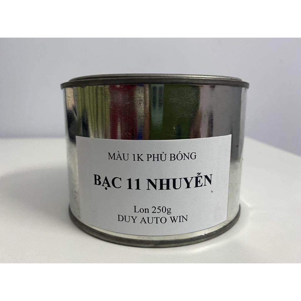 Bạc 11 hạt nhuyễn sáng 1k - Sơn ô tô xe máy lon 250g