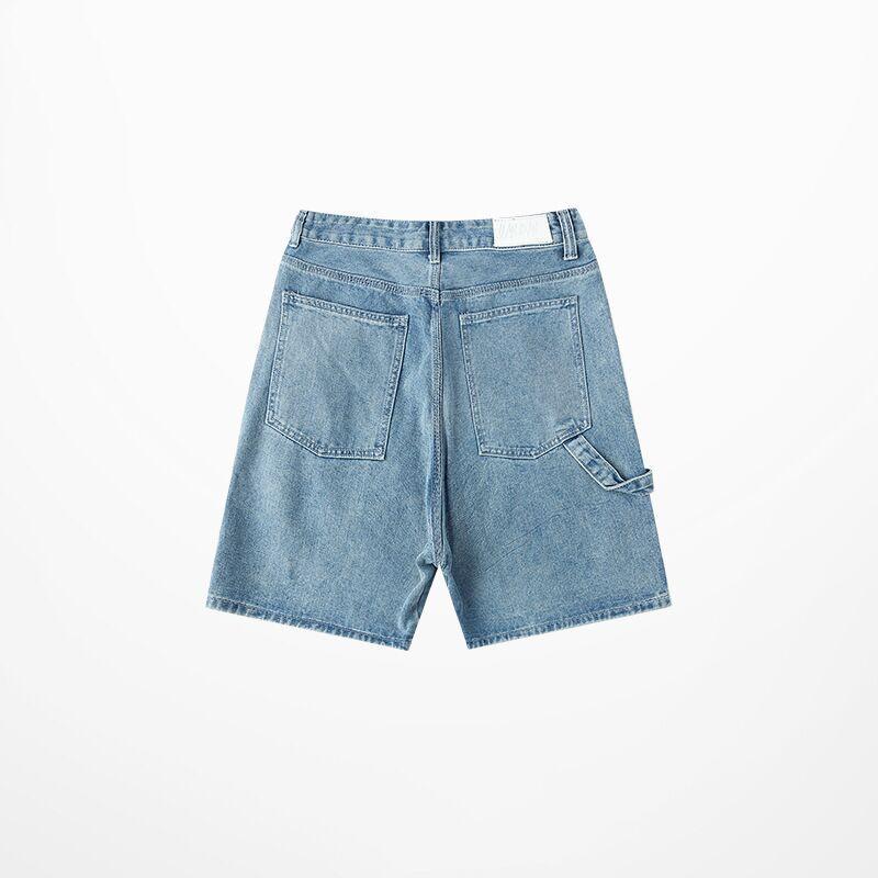 Quần short jean nam vải bò co giãn phong cách hàn quốc Retro 537