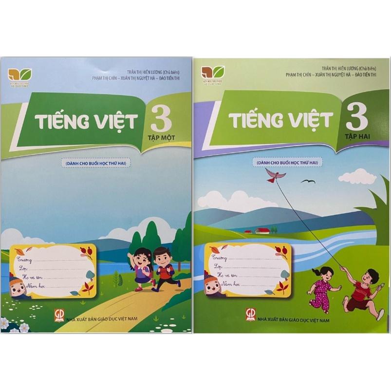 Sách - Combo Tiếng việt 3 tập 1 + tập 2 dành cho buổi học thứ hai