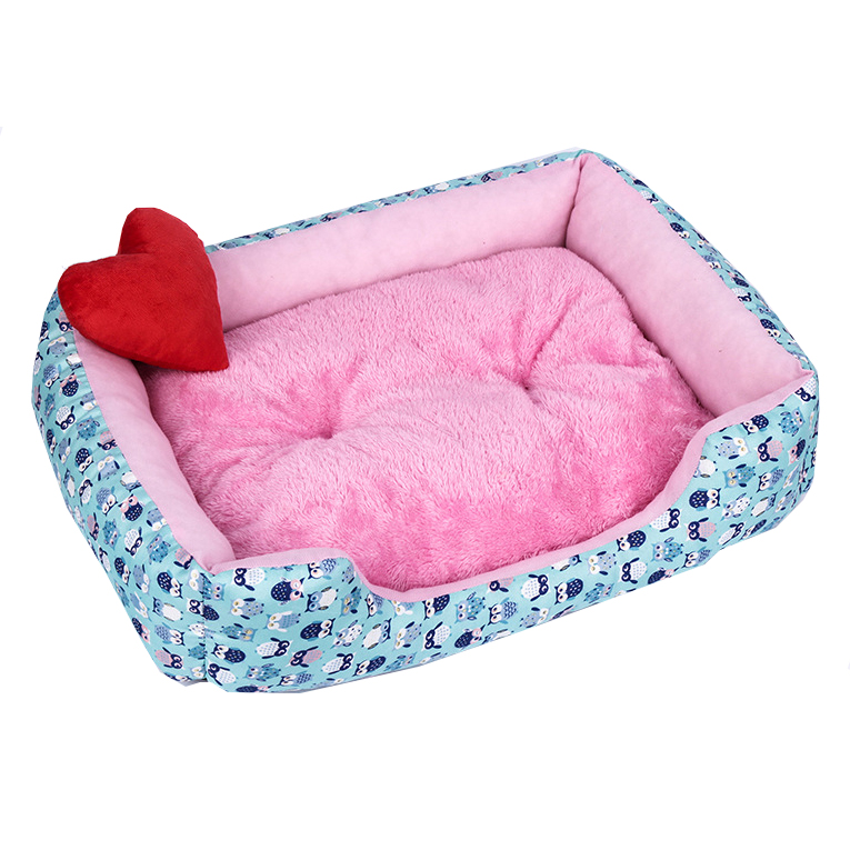 Nệm chó mèo êm ái hai lớp - Genyo Bed 020 (màu ngẫu nhiên)