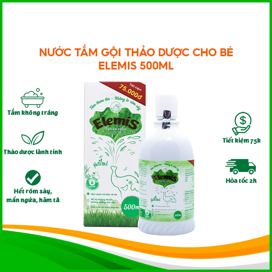 Tắm gội thảo dược trẻ em Elemis