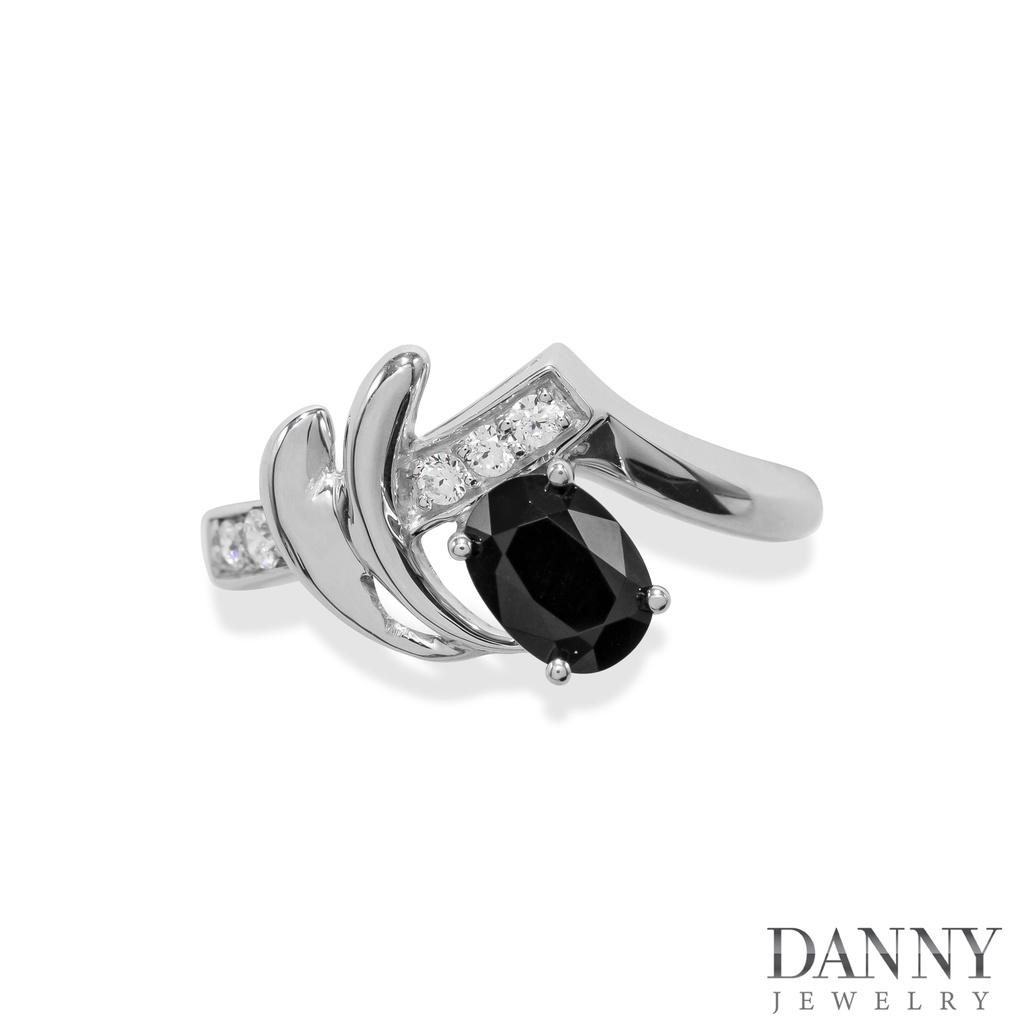 Nhẫn Nữ Danny Jewelry Bạc 925 Xi Rhodium Đính Đá Spinel & CZ N0018