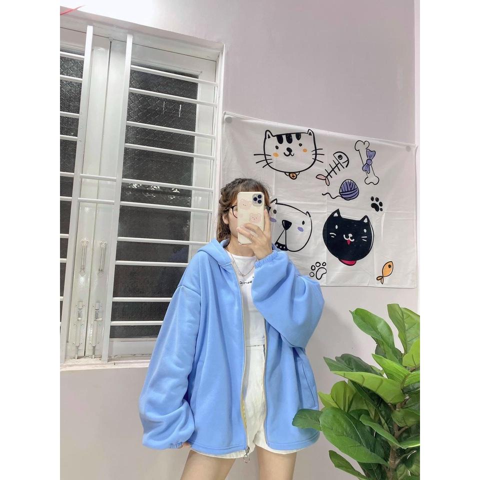 ÁO KHOÁC NỈ CARDIGAN NỮ FORM RỘNG Y HÌNH THỜI TRANG TRẺ TRUNG HOT HIT