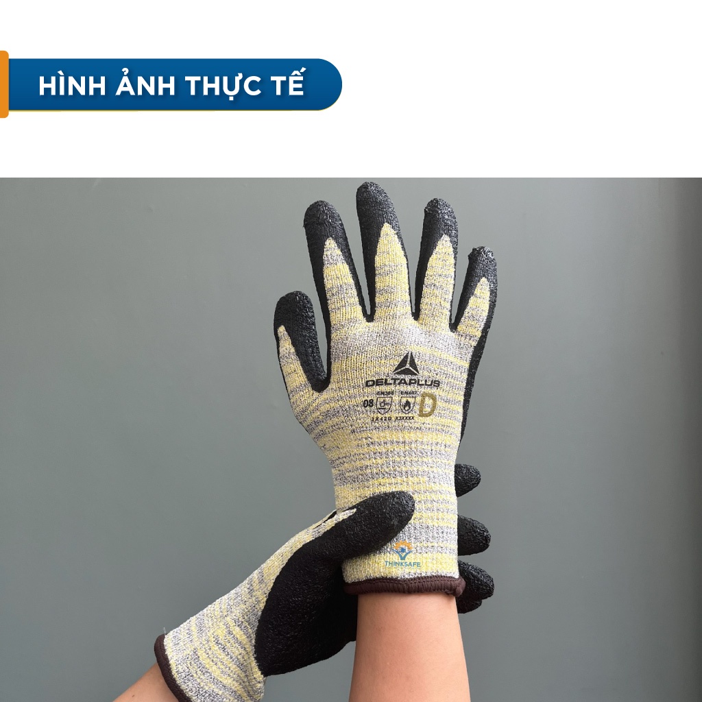 Găng tay chống cắt Venicut52 chống cắt cấp độ 5 găng tay chịu nhiệt 250 độ ôm tay thao tác tốt - Latex Glove Venicut52