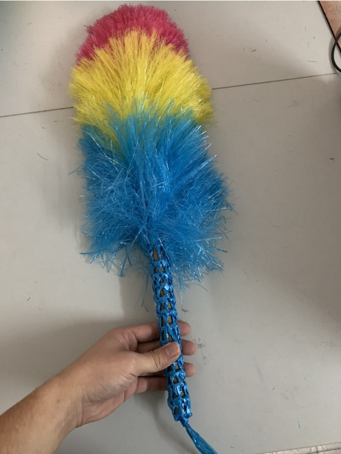 Chổi lau bụi, phất trần nilon tiện dụng - Chiều dài 25cm