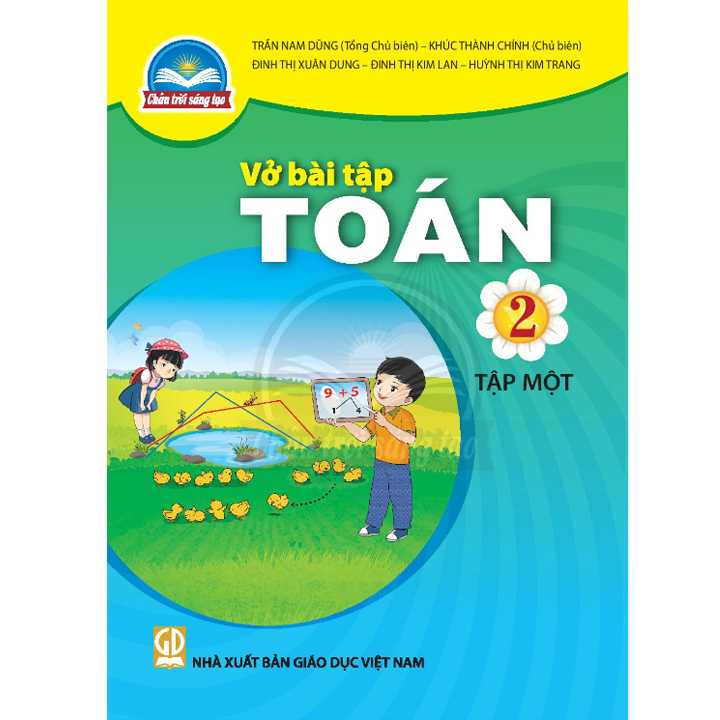 Combo 4 Cuốn Toán Lớp 2 SGK+SBT (Chân trời sáng tạo)