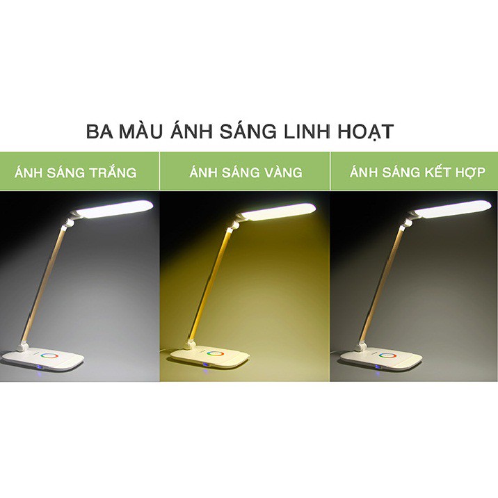 Đèn Bàn LED Chống Cận Đa Năng Tiross 14W TS1805 - 14W - Màu Gold-Hàng Chính Hãng