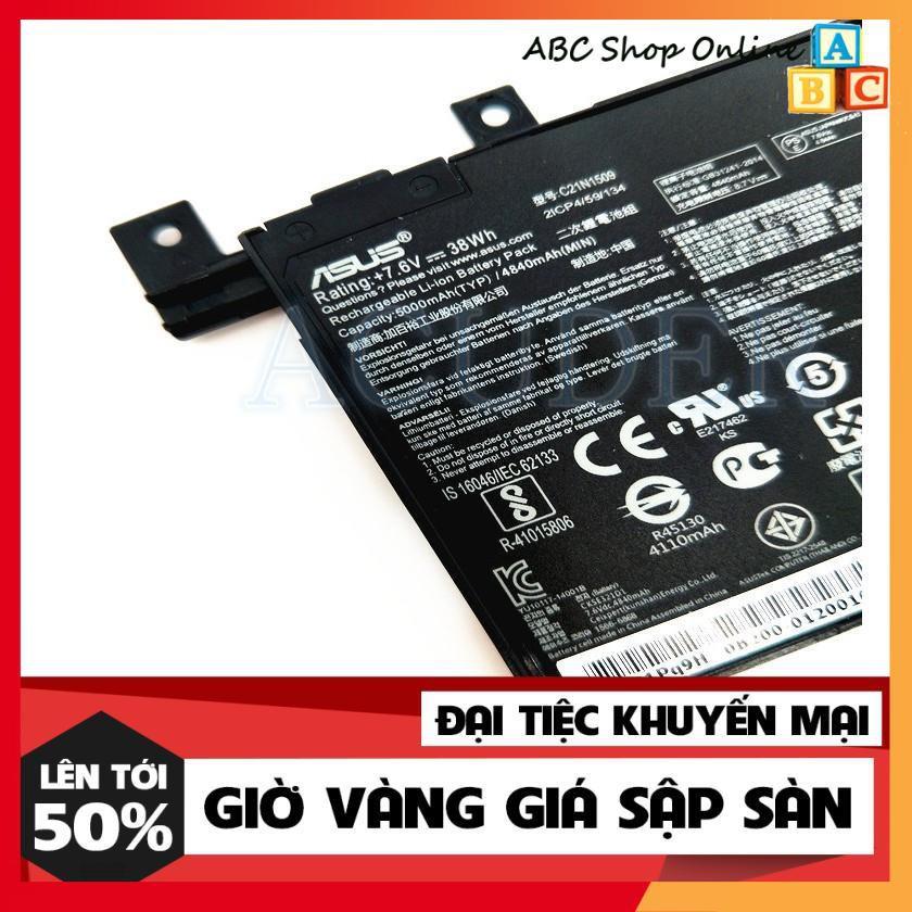 Pin Dùng Cho laptop Asus VivoBook X556 A556U X556UA A556UB X556UQ X556UJ X556UR A556UF C21N1509 38Wh
