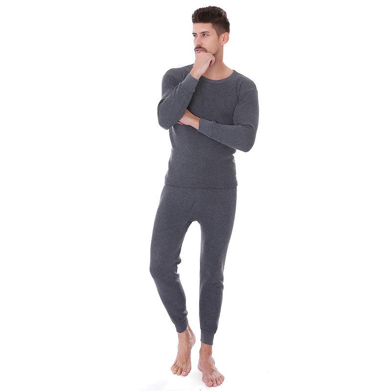 Mùa Thu Đông Nam Quần Lót Sinh Nhiệt Phù Hợp Với Chải Dày Giữ Ấm Đáy Trang Dài Johns Quần Lót Undershirts Bộ
