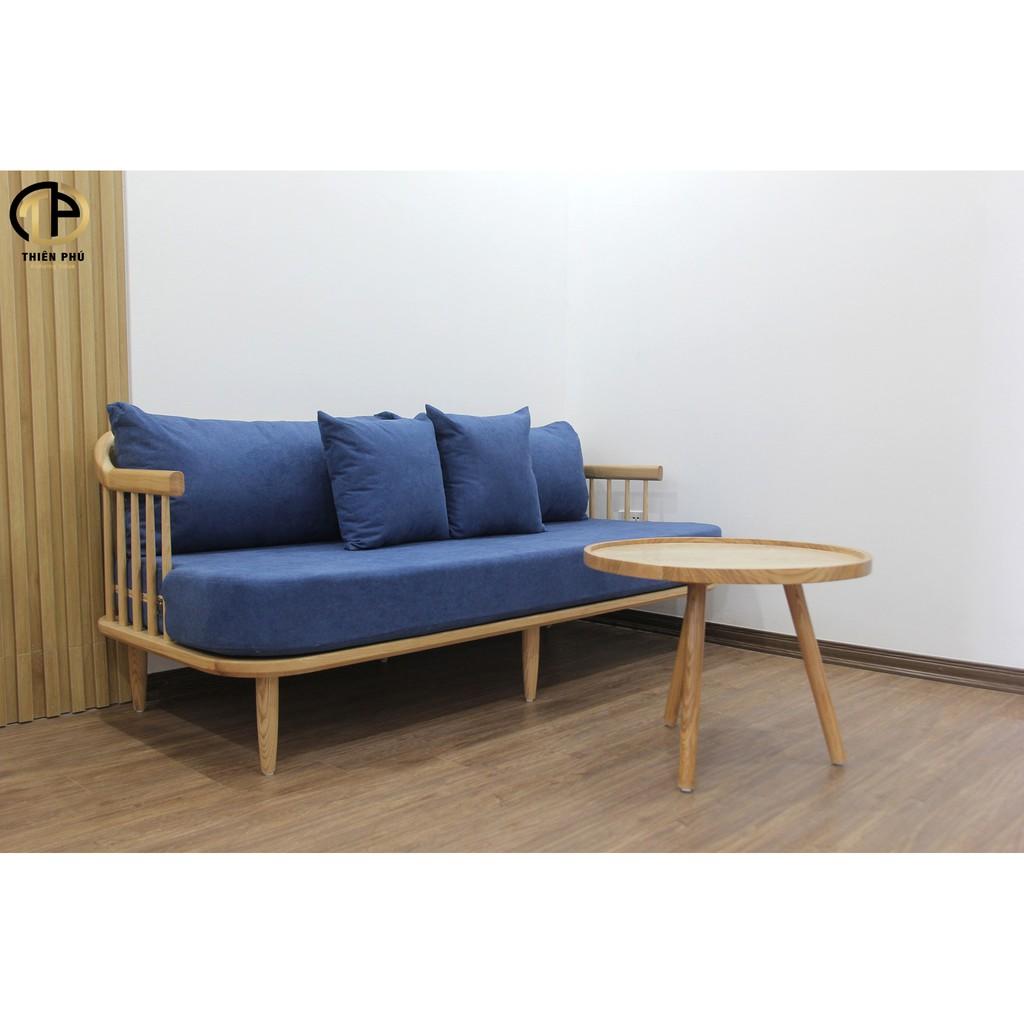 Sofa Gỗ Sồi Fly + bàn trà - Sofa Chung Cư Đẹp