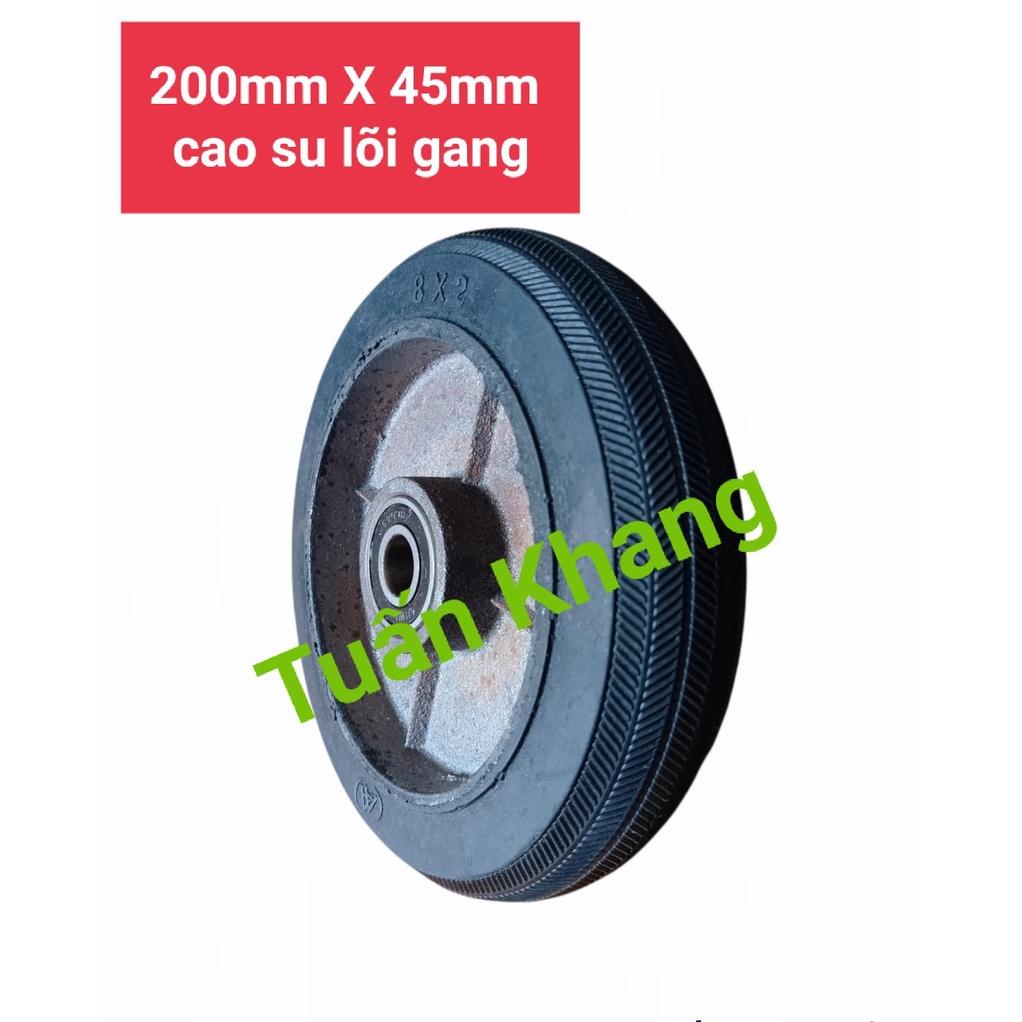 Bánh xe đẩy có vòng bi loại 125mm, 150mm,200mm