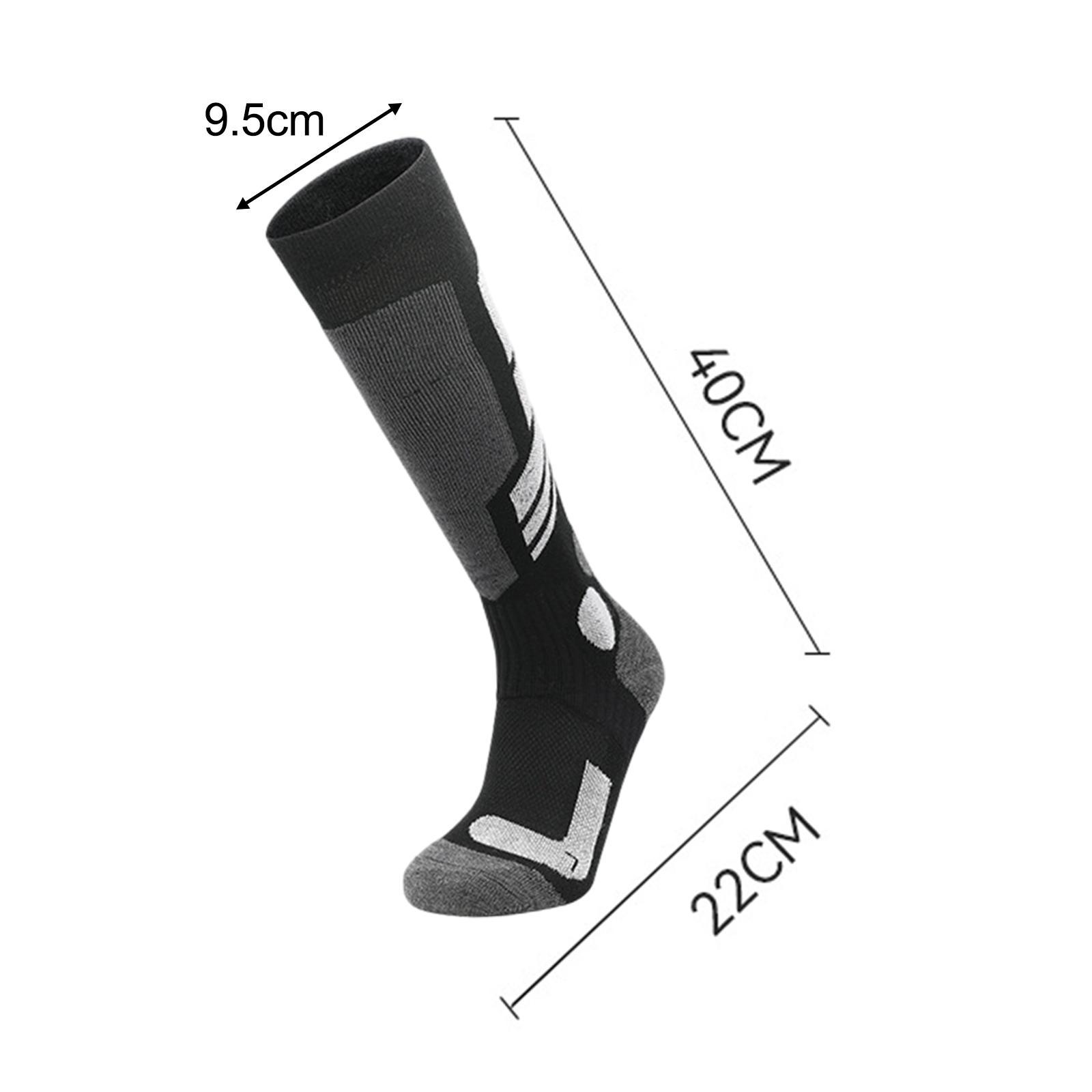 Ski Socks Winter Knee High Socks for Snowboarding Volleyball Mens Women