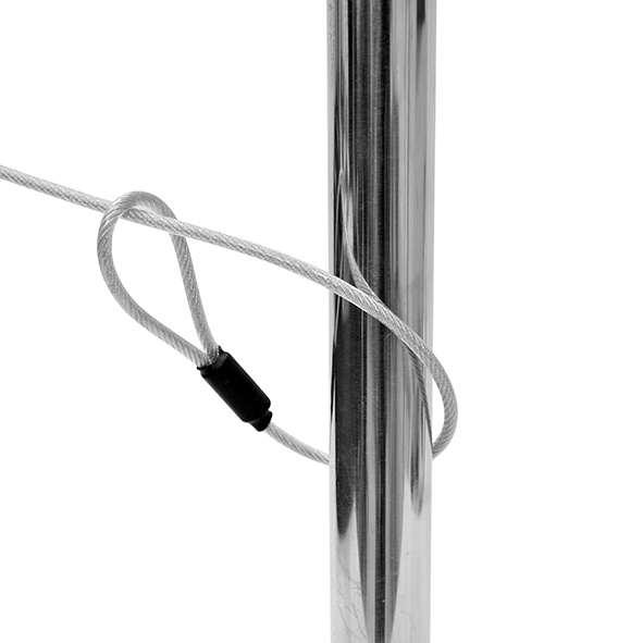 Dây khóa chống trộm Kensington HR-C939 cho Laptop, Màn hình, CPU (Màu bạc) - Hàng nhập khẩu