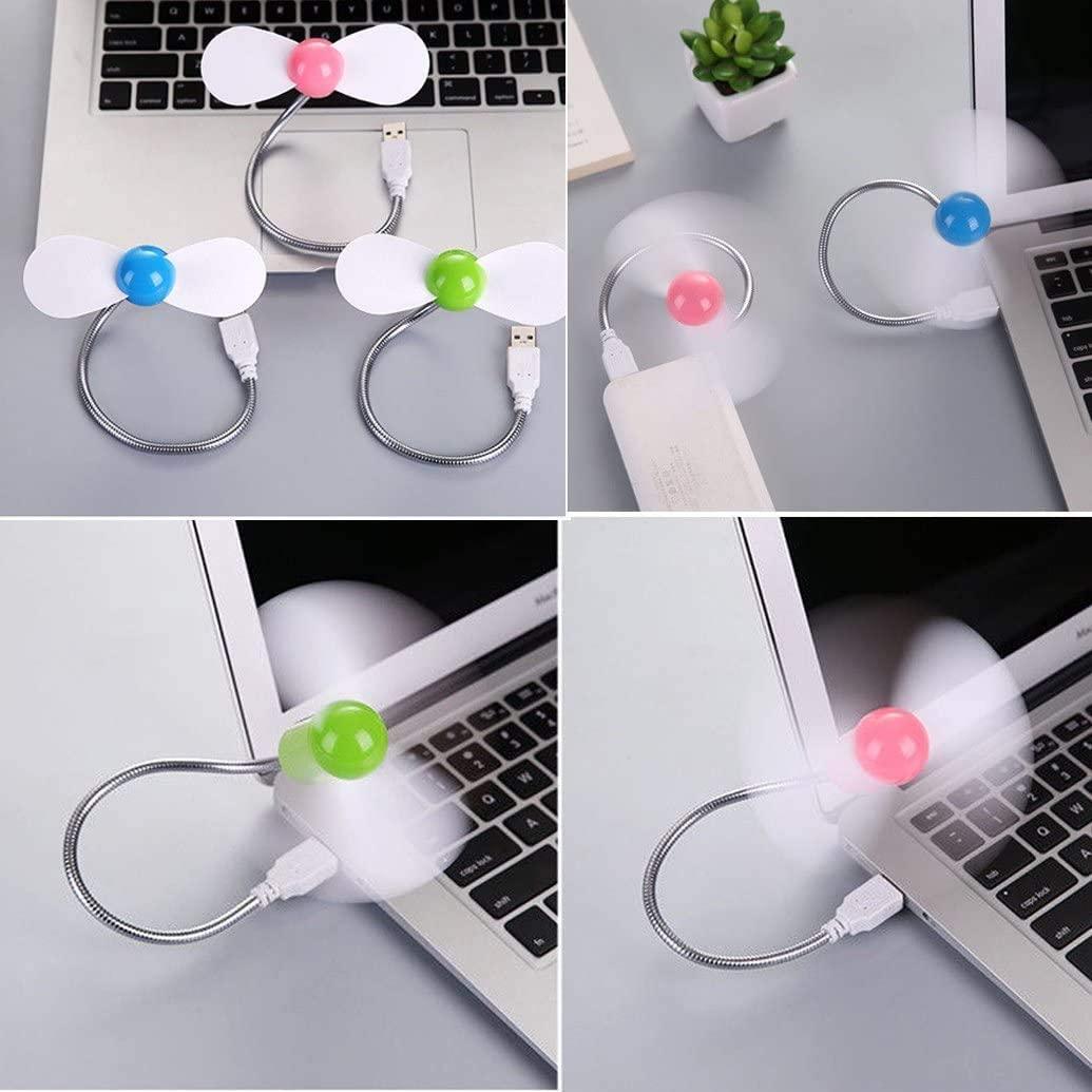Quạt USB quạt di động mini bàn nhỏ bàn nhỏ có thể sạc lại quạt im lặng quạt mini cho máy tính di động, 4 mảnh