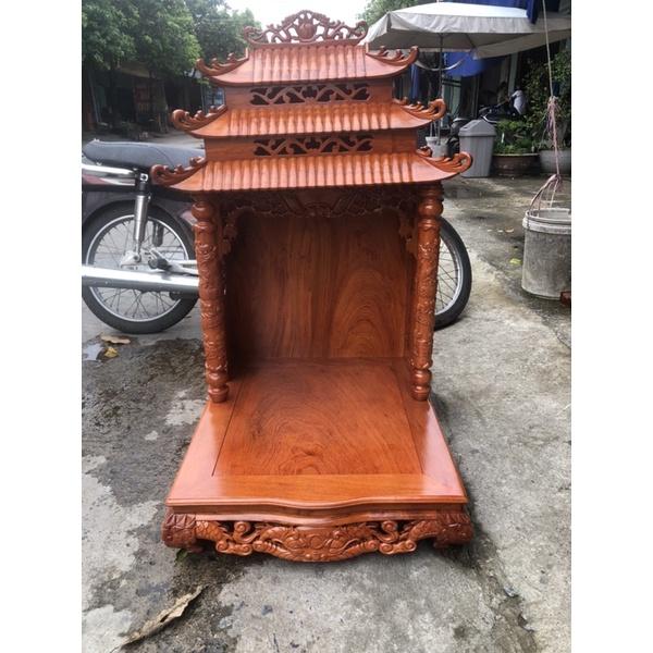 ban thần tài gỗ hương đá kích thước cao 127 ngang 61 sâu 69cm