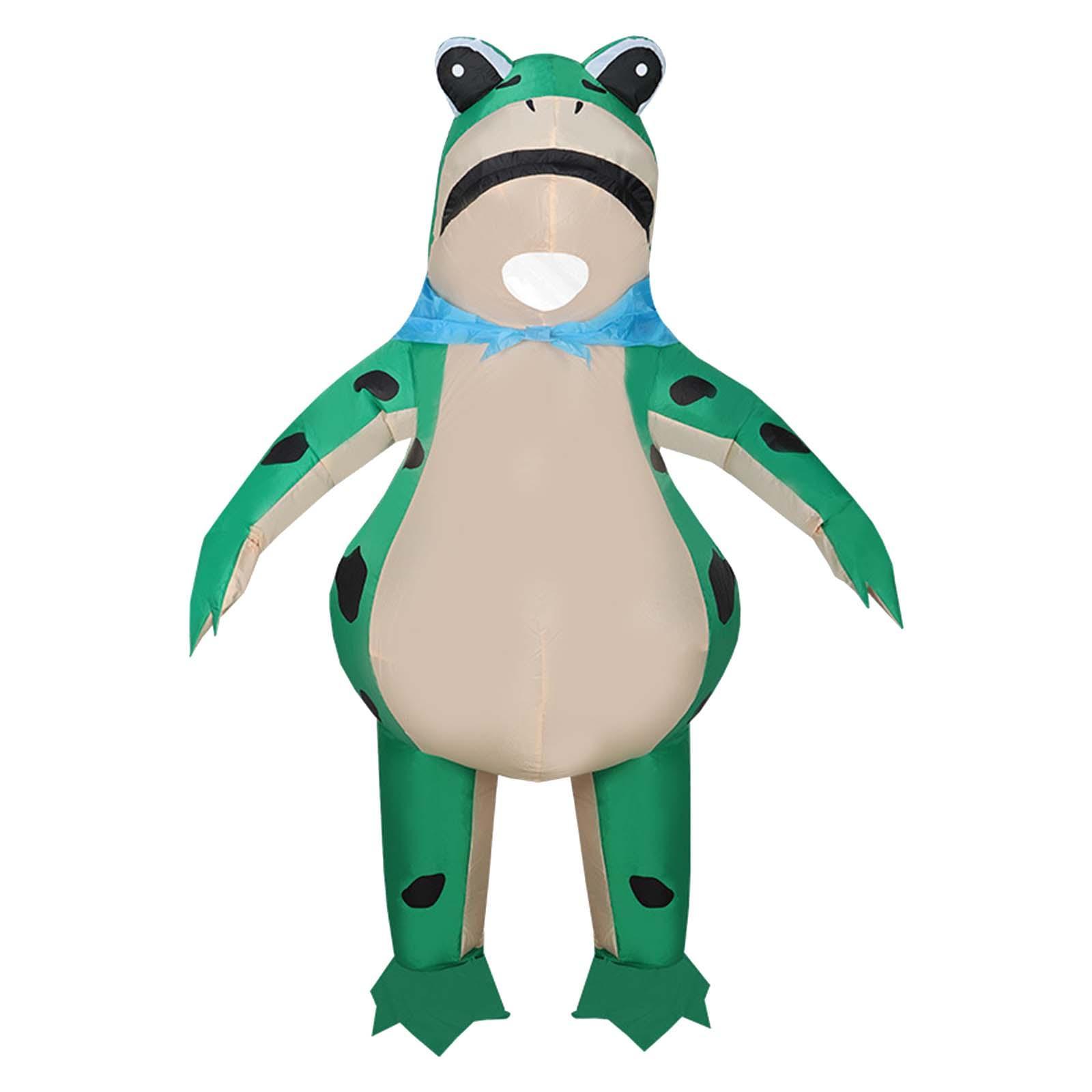 Inflatable Frog Costume Frog Clothes Cosplay Costume Cute Frog Cosplay Costume Outfit for Stage Performance Role Play Holiday