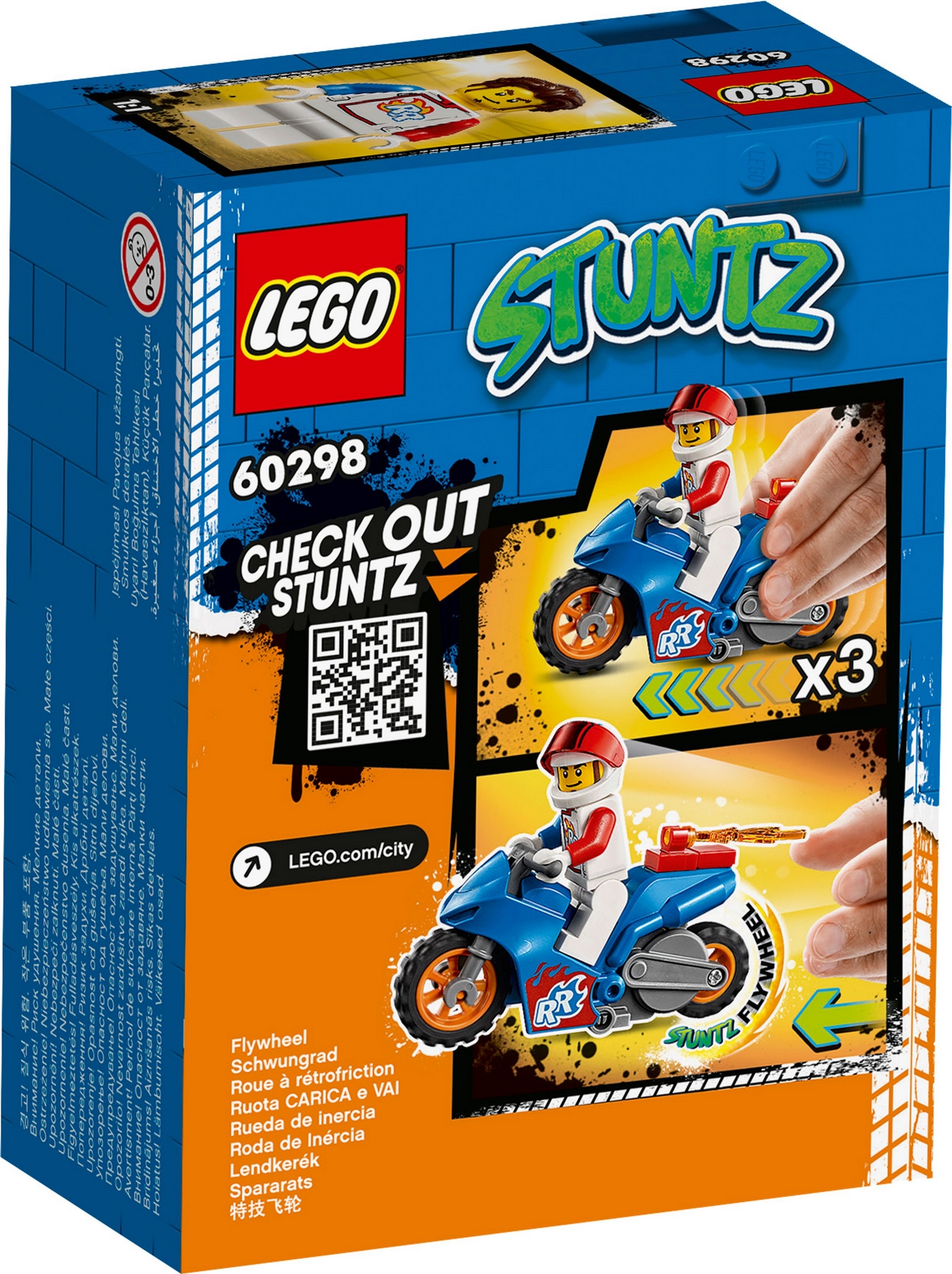 LEGO City 60298 Xe đua mô tô của Evel Knievel (14 chi tiết)