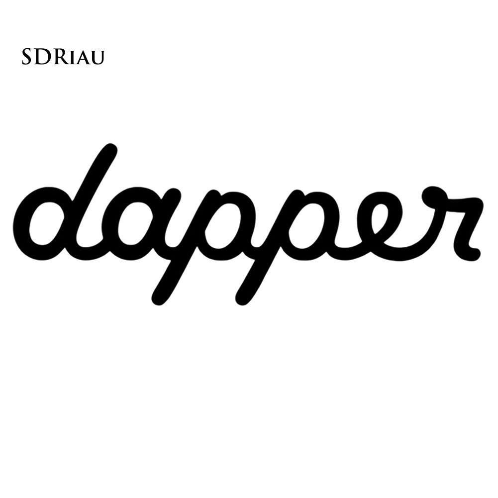 Miếng dán trang trí cho cửa sổ xe hơi phản chiếu chữ Dapper