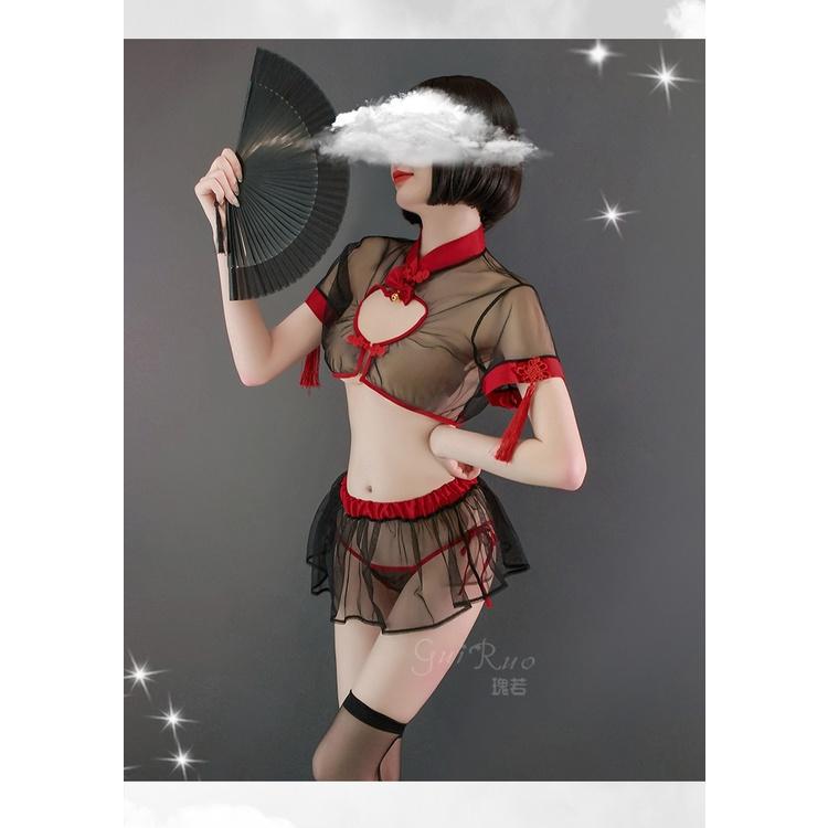 Váy ngủ cosplay 2 mảnh tàng hình cao cấp 825.A79