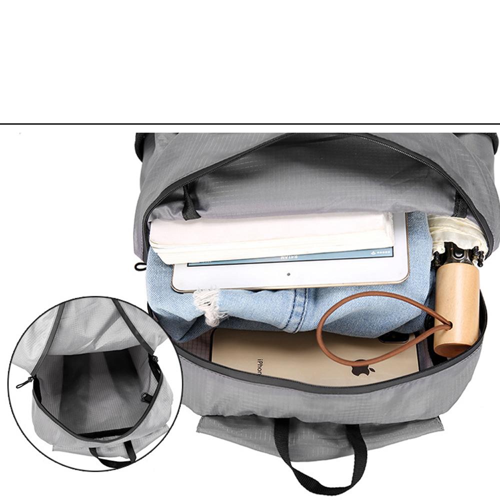 Balo dành cho nam nữ, chất liệu gọn nhẹ có thể xếp lại, không thấm nước, thích hợp đi du lịch, hoạt động ngoài trời