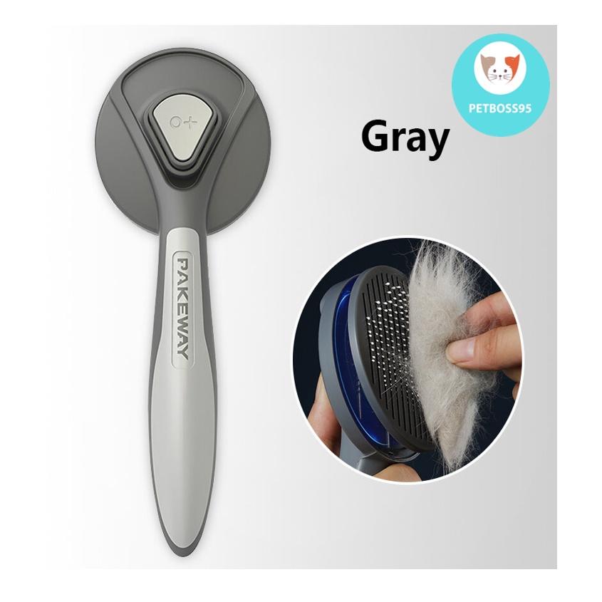 Lược chải lông chó mèo T9 PAKEWAY, Lược đẩy lông và massage thú cưng
