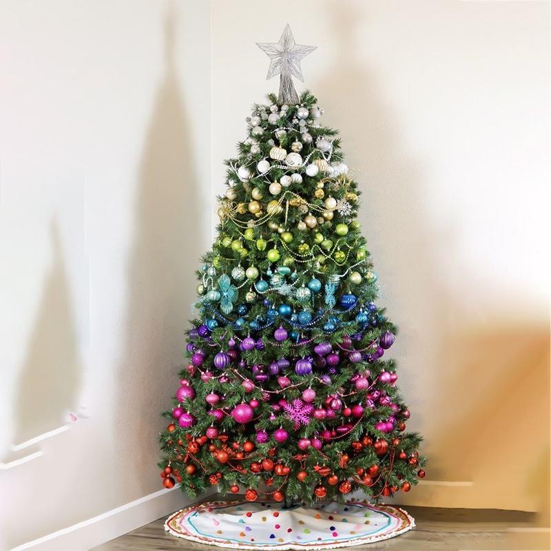 Set 24 quả châu nhỏ gọn trang trí cây thông noel độc đáo