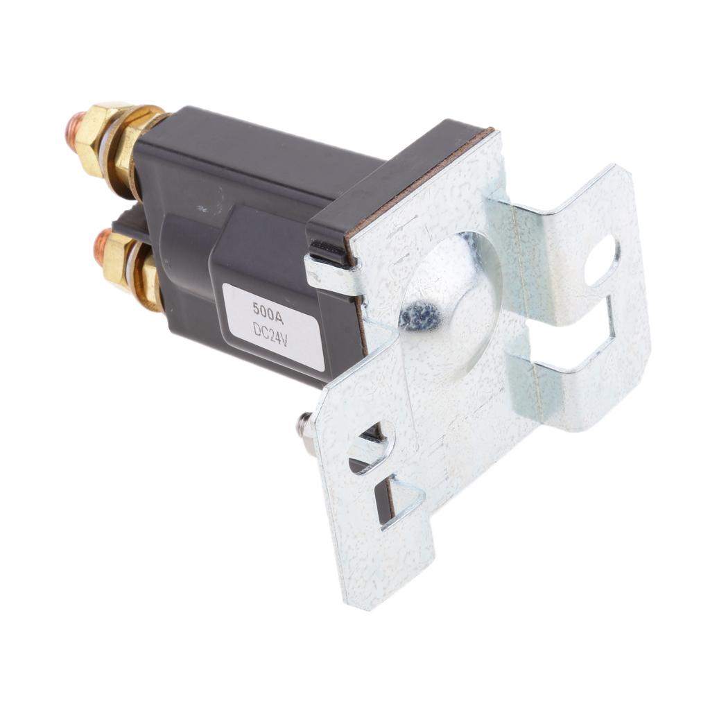 Dual Battery Isolator Relay Start On/Off 4 Pin 500A 24V For Car Power Switch