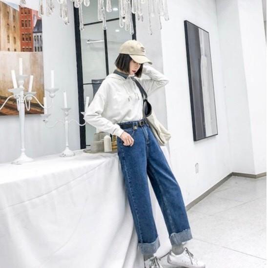 Quần Jeans Cap Cao Sắn Gấu_J4