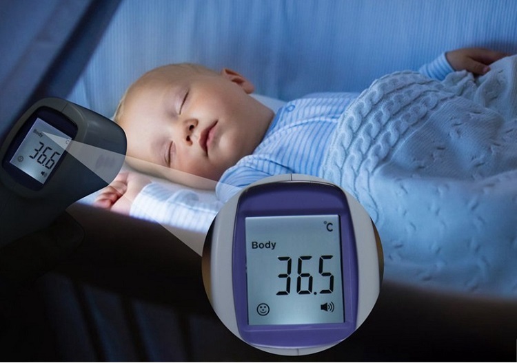 Nhiệt kế hồng ngoại cảm biến thông minh không tiếp xúc đo trán UX-A-01