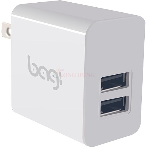 Cốc sạc Bagi 3.1A 2USB 15W CE-M23 - Hàng chính hãng