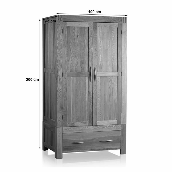 Tủ Áo 2 Cánh Alto Gỗ Sồi Ibie