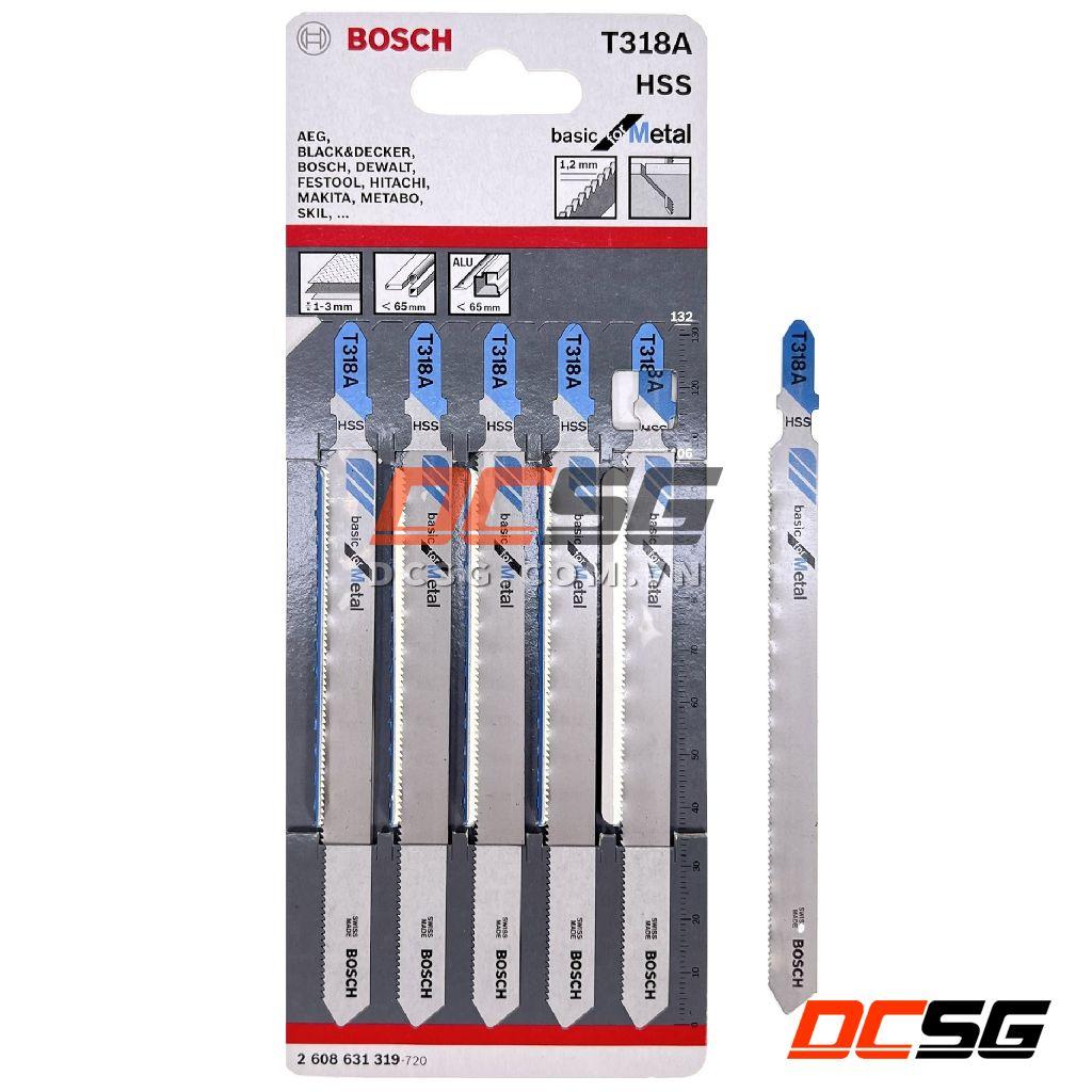 Lưỡi cưa lọng cắt sắt T 318 A Basic for Metal Bosch 2608631319 (01 lưỡi) | DCSG