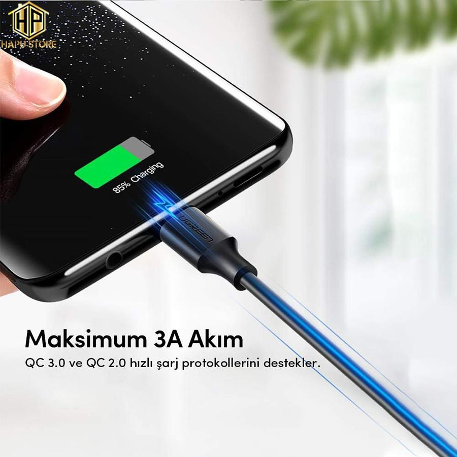 Cáp sạc USB-C Ugreen 60117 dài 1,5m - Cáp USB chính hãng - Hàng Chính Hãng