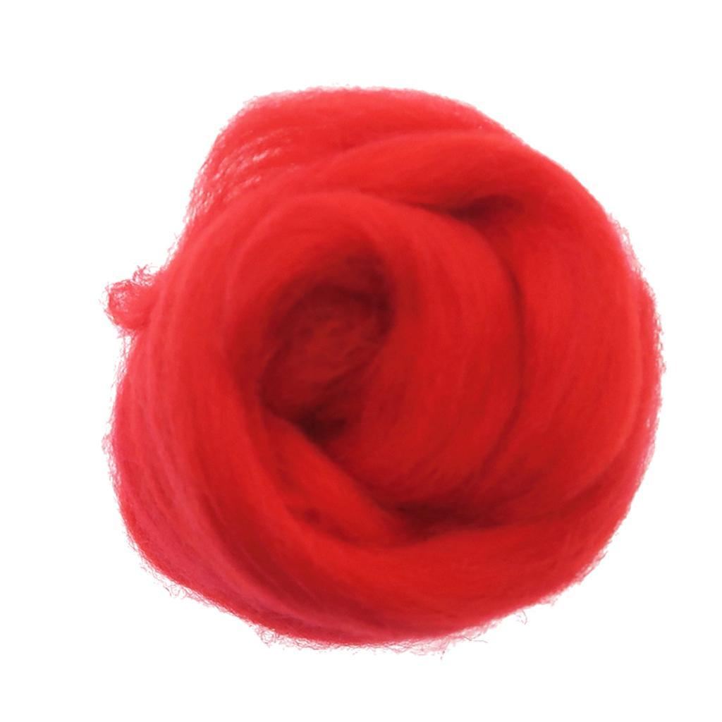 1 Piece 10g Soft Wool Roving Felting Wool for DIY Needle Felting Craft Materials