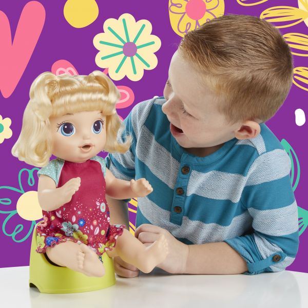 Búp bê Bé Lala Tập Ngồi Bô Baby Alive E0609