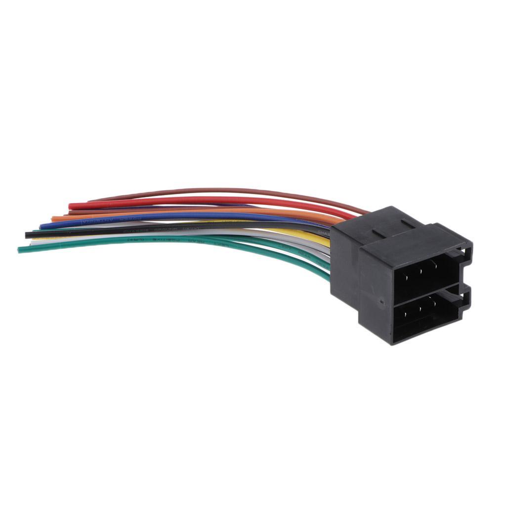 Car Stereo Male Socket Radio ISO Wire Harness Adapter For   a4 96-99