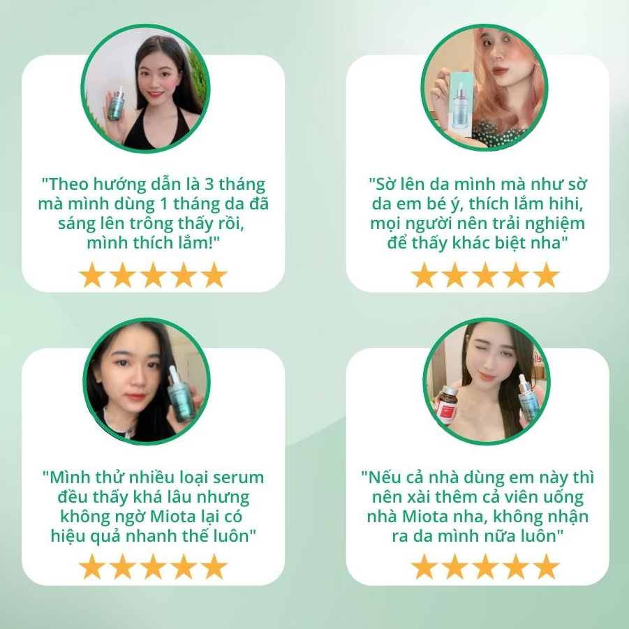 Serum dưỡng trắng da Miota - Bright Whitening Serum