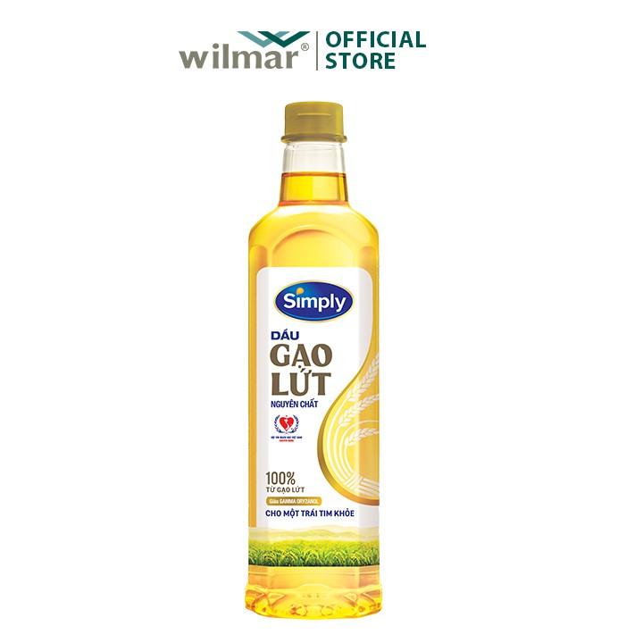 [Combo 2 chai] Dầu Gạo Lứt Simply 1L
