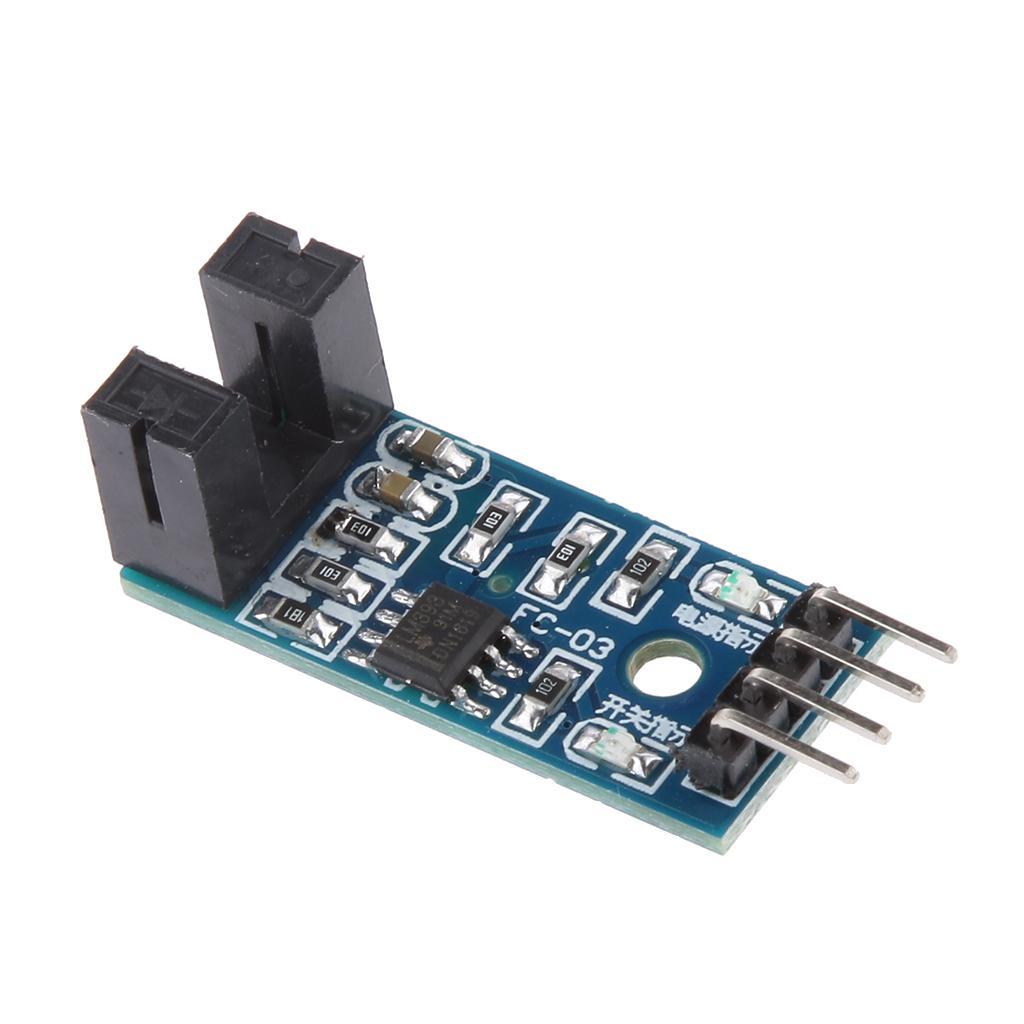 Optocoupler Motor Speed Measuring Counter Sensor Module Slot Type