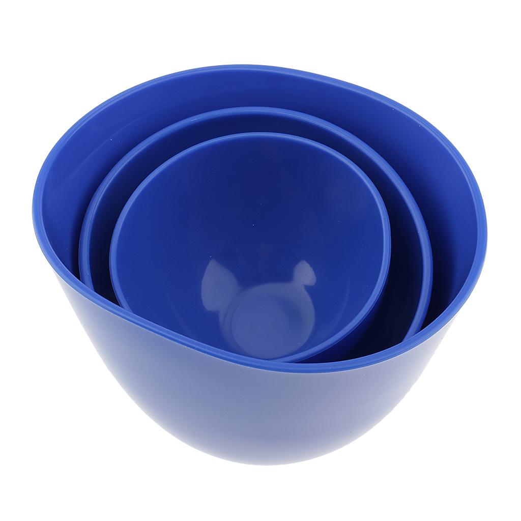 New Flexible  Lab Silicone Mixing Bowl Cup 3pcs/set