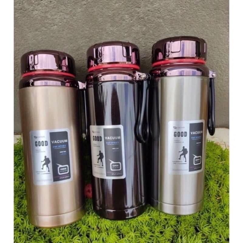 Bình giữ nhiệt cao cấp inox 304 GOOD 1500ml, giữ nóng lạnh cực tốt, nắp titan đươc TẶNG kèm cây cọ bình
