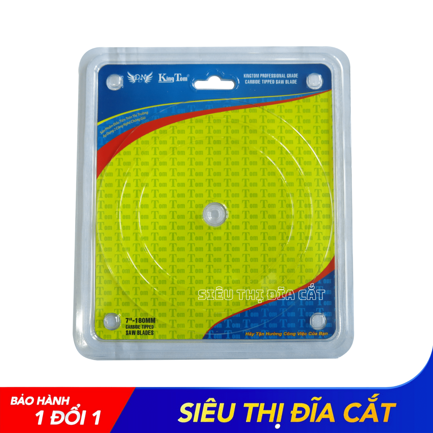 LƯỠI CƯA - LƯỠI CẮT GỖ 180-24 RĂNG KINGTOM VÀNG – CHẤT LƯỢNG VÔ ĐỊCH PHÂN KHÚC GIÁ RẺ!