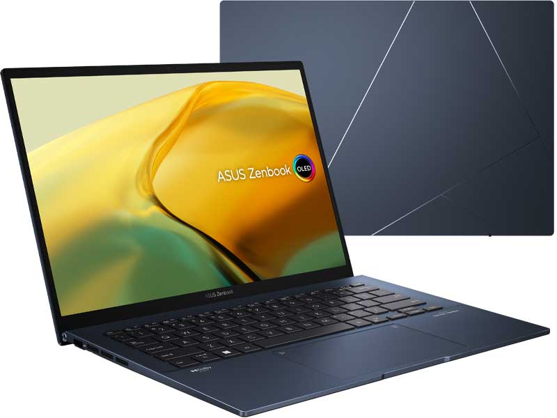 Laptop Asus Zenbook 14 OLED UX3402VA-KM085W (Intel Core I5-1340P | 16GB | 512GB | Intel Iris Xe | 14 inch OLED WQXGA+ | Win 11 | Xanh) - Hàng Chính Hãng - Bảo Hành 24 Tháng