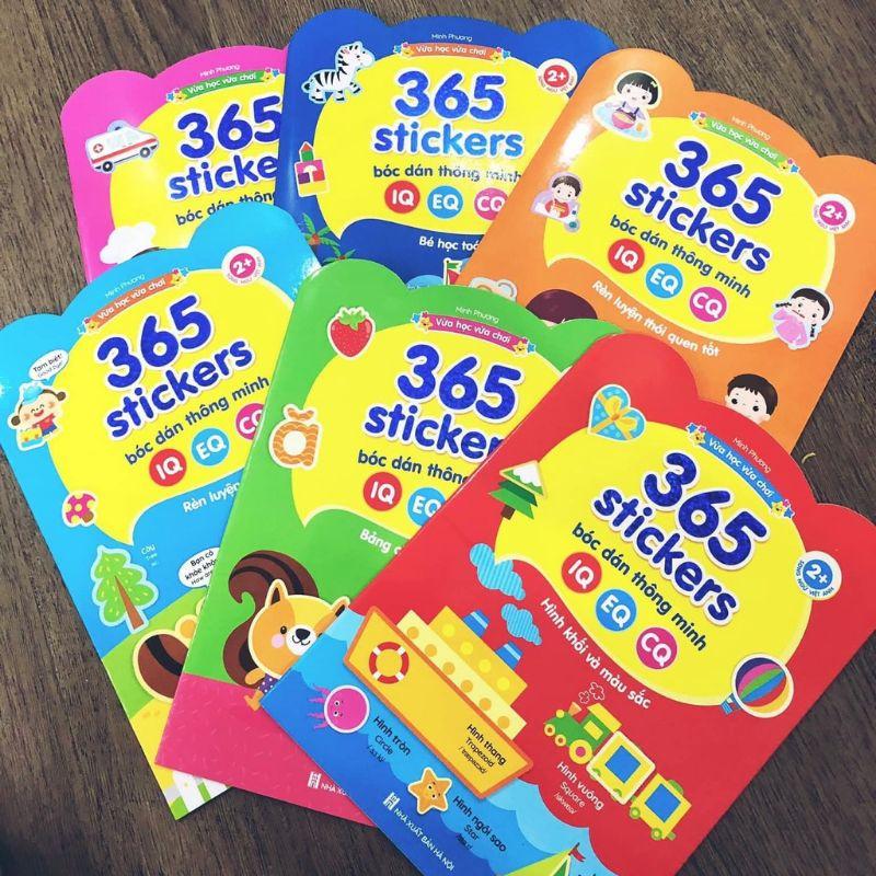 Bộ Sticker 365 đồ chơi bóc dán thông minh cho bé (6 chủ đề)